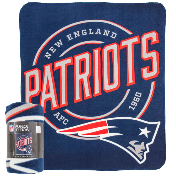 NEW ENGLAND PATRIOTS Campaign Fleece Throw Blanket