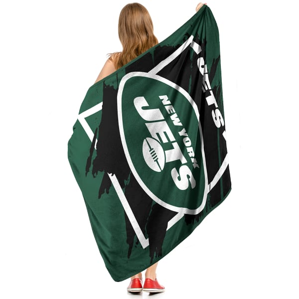 NEW YORK JETS Dimensional Micro Raschel Throw Blanket