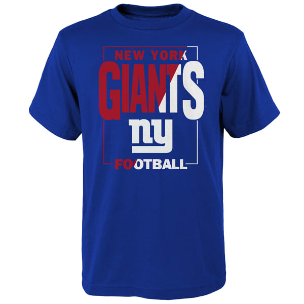 NEW YORK GIANTS Kids' Outerstuff Coin Toss Short-Sleeve Tee