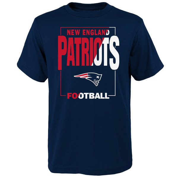 NEW ENGLAND PATRIOTS Kids' Outerstuff Coin Toss Short-Sleeve Tee