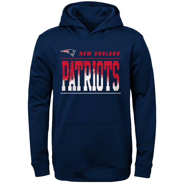 NEW ENGLAND PATRIOTS Kids' Outerstuff Play-By-Play Performance Pullover Hoodie