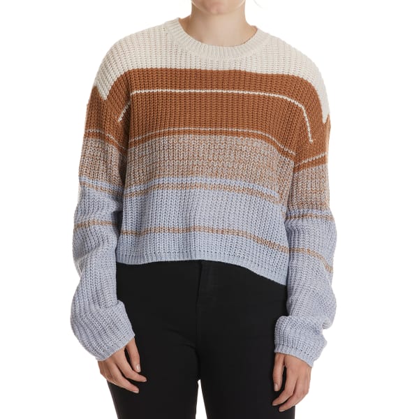 NO COMMENT Juniors' Marled Pullover Sweater