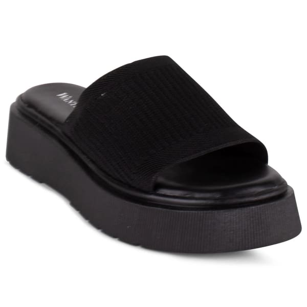 WANTED Women's Ribbon Platform Slide Sandal