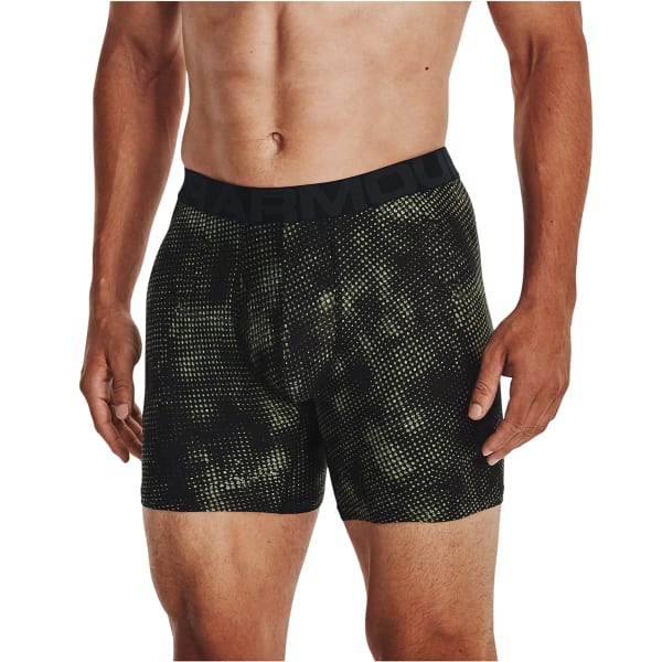 UNDER ARMOUR Men's UA Tech 6" Boxerjock Underwear, 2 Pack