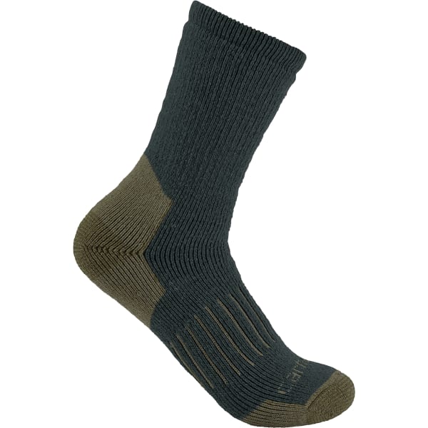 CARHARTT Men's Heavyweight Synthetic Wool Blend Crew Sock