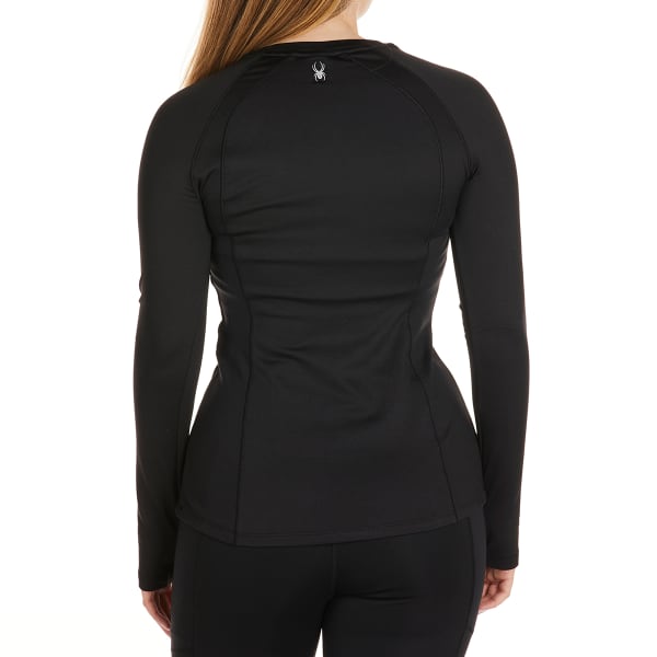 SPYDER Women's Long-Sleeve Crewneck Tee w/ Side Pocket