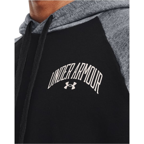 UNDER ARMOUR Men's UA Rival Fleece Wordmark Colorblock Hoodie