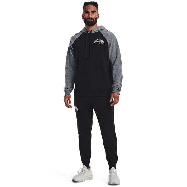 UNDER ARMOUR Men's UA Rival Fleece Wordmark Colorblock Hoodie