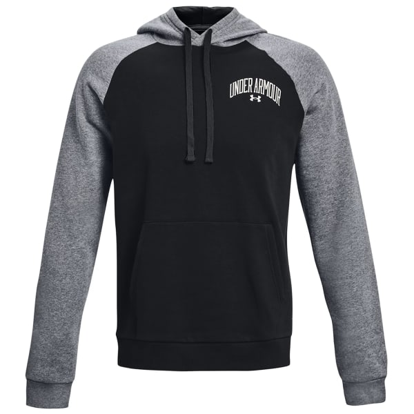 UNDER ARMOUR Men's UA Rival Fleece Wordmark Colorblock Hoodie