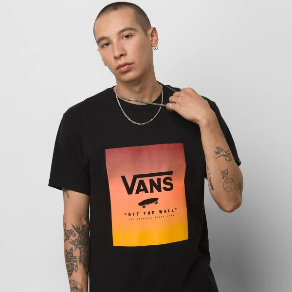 VANS Guys' Classic Print Box Short-Sleeve Graphic Tee