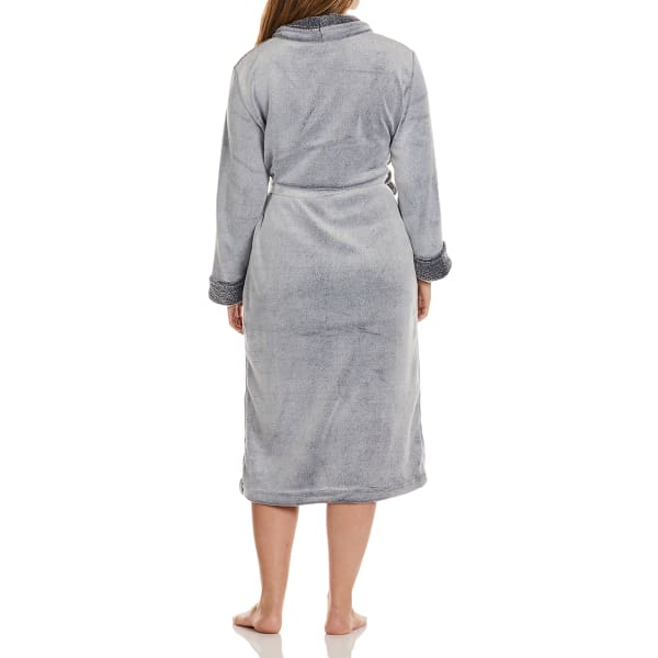 RENE ROFE Women's Frosted Fleece 48" Robe