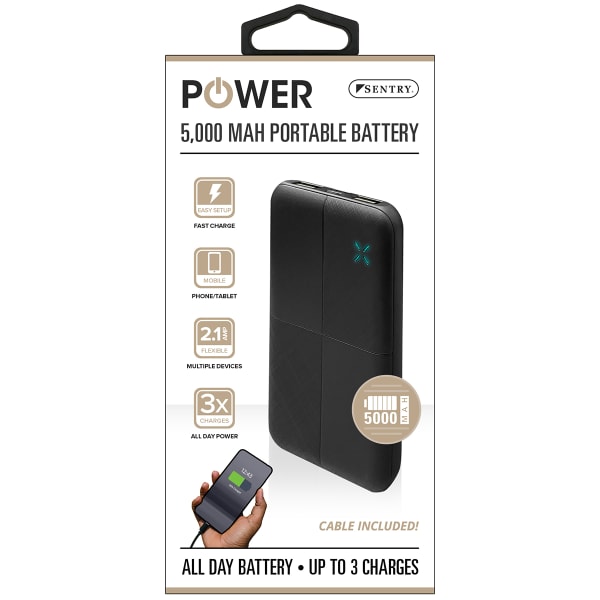 SENTRY Powerbank 5000 Charger - Bob's Stores