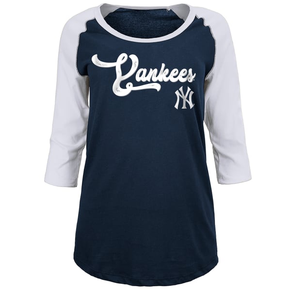 NEW YORK YANKEES Women's 3/4-Sleeve Tee