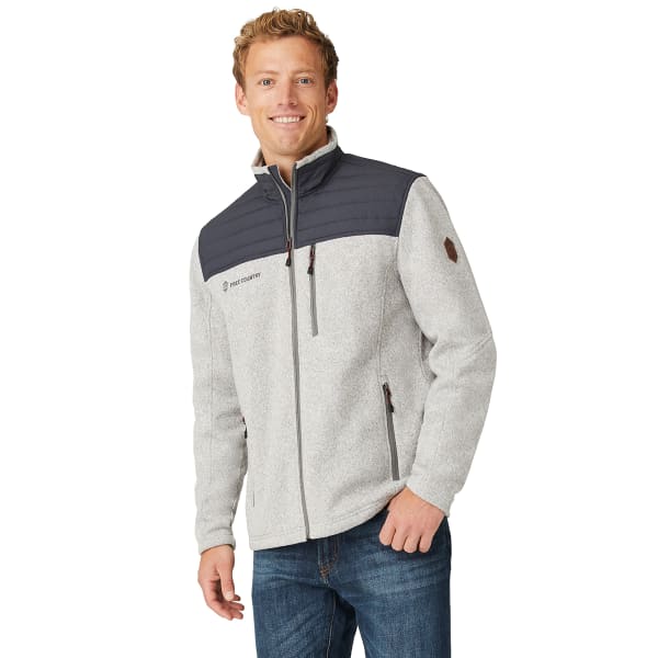 FREE COUNTRY Men's Frore Sweater Knit Fleece Jacket