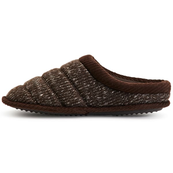 FAMOUS MAKER Men's Asher Quilted Marled Knit Clogs