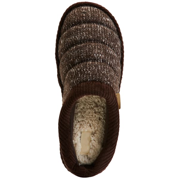 FAMOUS MAKER Men's Asher Quilted Marled Knit Clogs