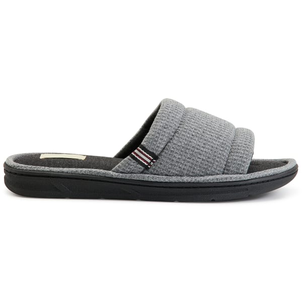 FAMOUS MAKER Men's Daniel Waffle Knit Slide Slippers