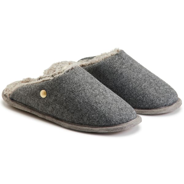 FAMOUS MAKER Women's Bailey Microwool Scuff Slippers