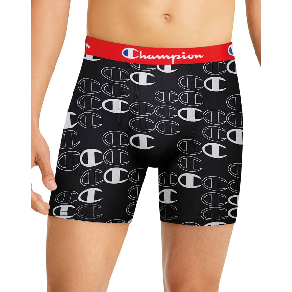 CHAMPION Men's Lightweight Stretch Boxer Brief, 3 Pack