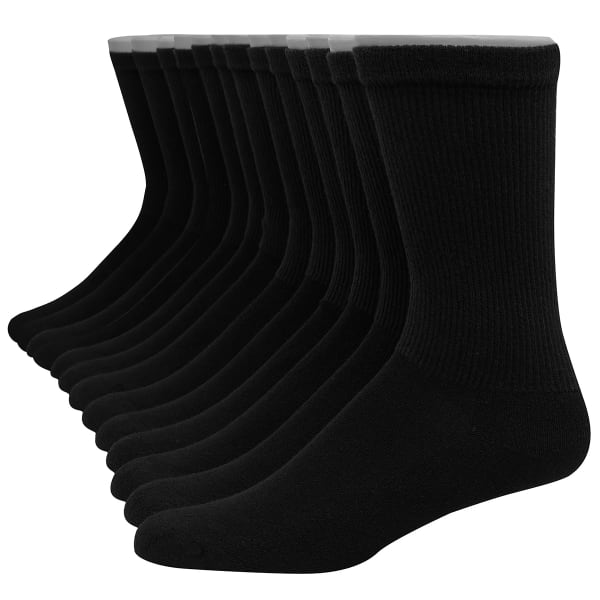 HANES Men's Ultimate Big & Tall Crew Socks, 10-Pack