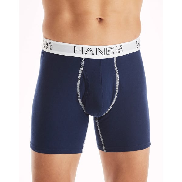 HANES Ultimate Men's Stretch Boxer Brief, 5-Pack Extended Size