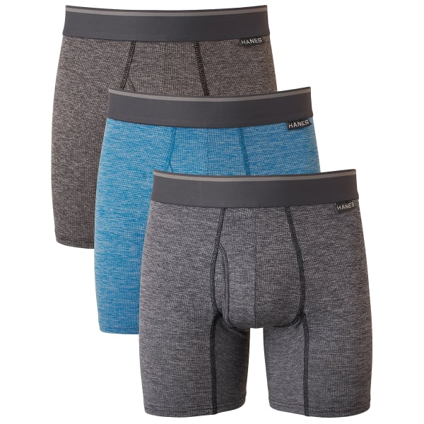 HANES Men's Ultimate Comfort Flex Fit Breathable Stretch Boxer Briefs,  3-Pack - Bob's Stores