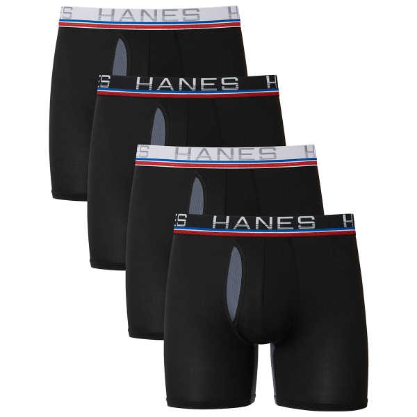 HANES SPORT Men's Total Support Pouch X-Temp Cooling Boxer Briefs, 4-Pack -  Bob's Stores