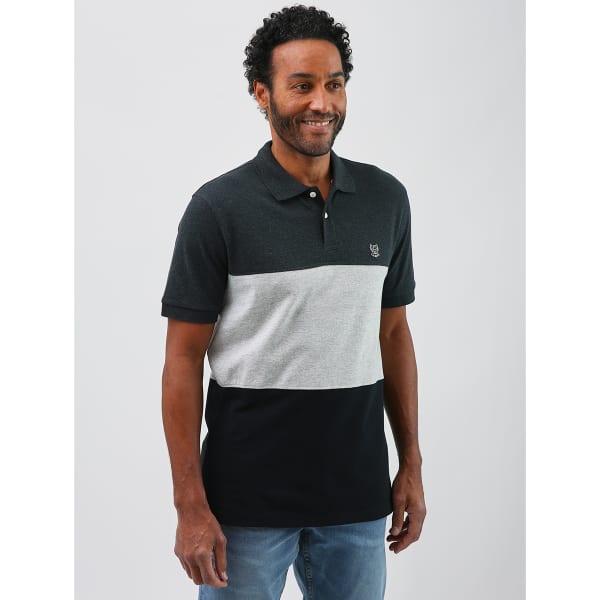 CHAPS Men's Pique Polo