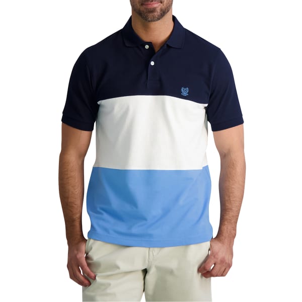 CHAPS Men's Pique Polo