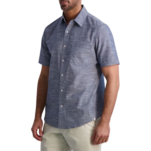 CHAPS Men's Coastland Chambray Short-Sleeve Shirt - Bob’s Stores