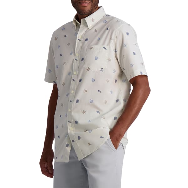 CHAPS Men's Short-Sleeve Woven Shirt