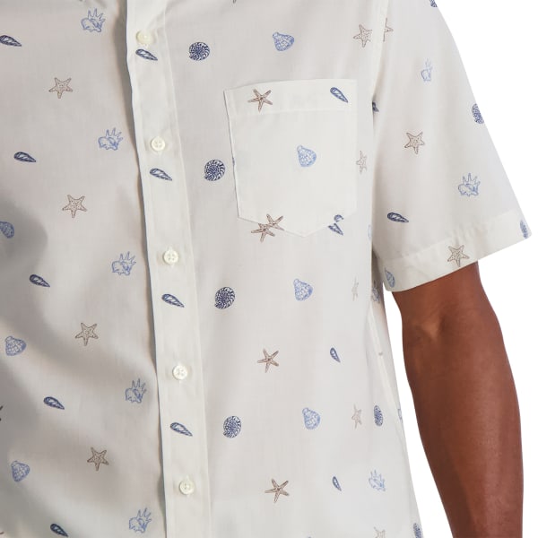 CHAPS Men's Short-Sleeve Woven Shirt