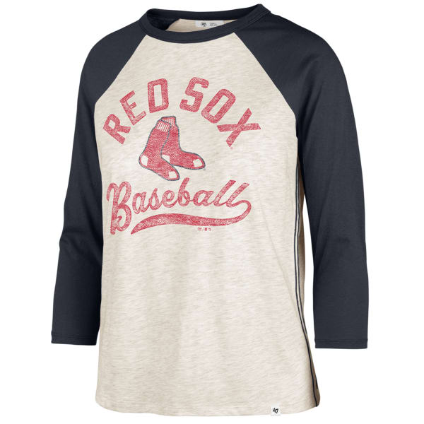 BOSTON RED SOX Women's '47 Retro Daze Ava Raglan Long-Sleeve Tee