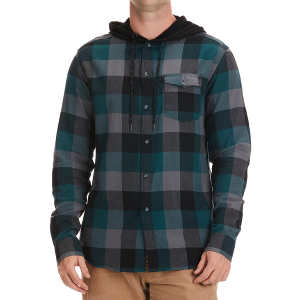 OCEAN CURRENT Young Men's Basis Hooded Flannel