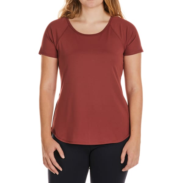 RBX Women's Interlock Peached Tee, 2 Pack