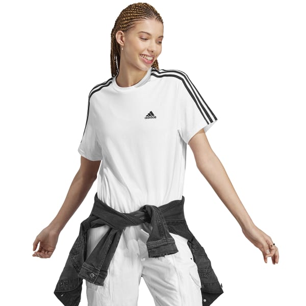 ADIDAS Women's Essentials Single Jersey Short-Sleeve Crop