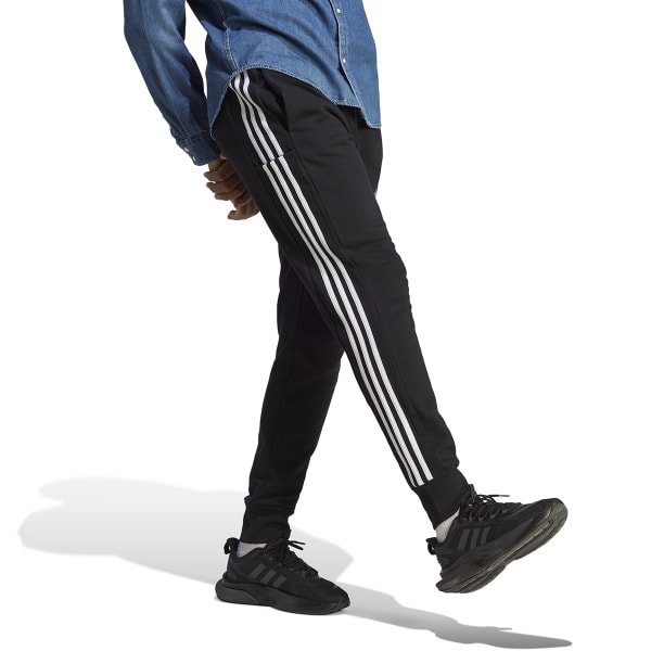 ADIDAS Men's Essentials Tapered Cuffed 2-Stripes Pants