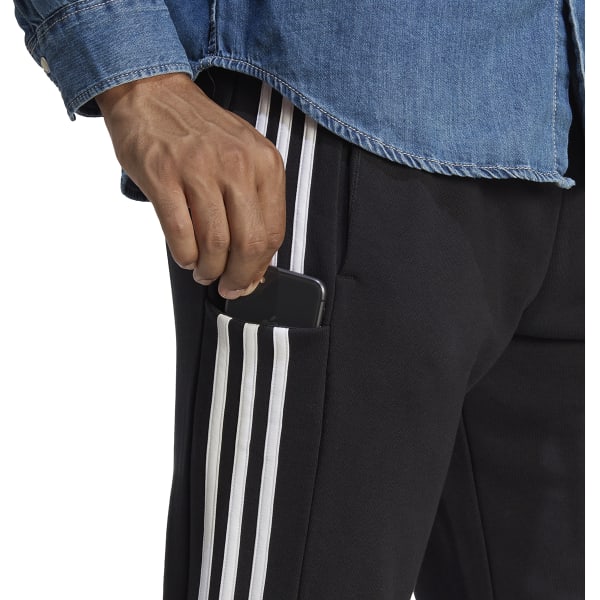 ADIDAS Men's Essentials Tapered Cuffed 2-Stripes Pants