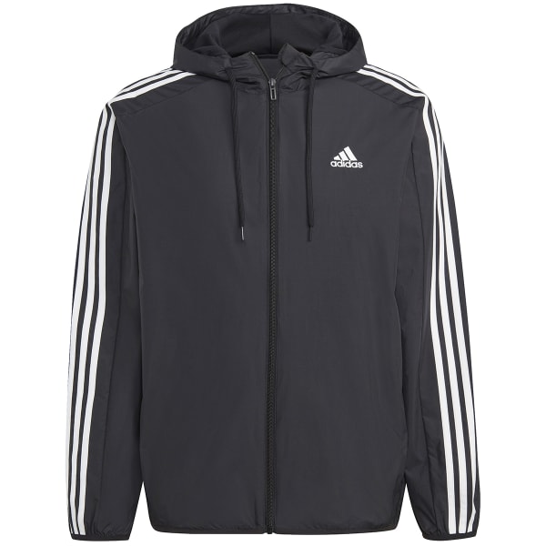 ADIDAS Men's Primegreen Essentials 3-Stripes Windbreaker - Bob's Stores