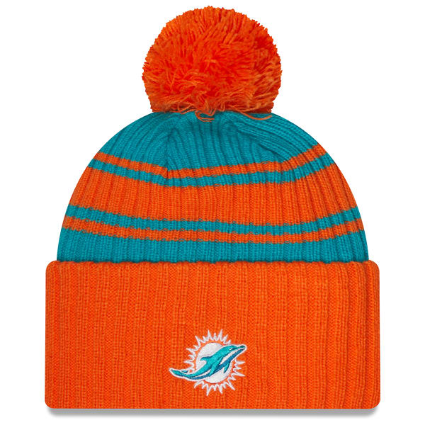 MIAMI DOLPHINS New Era Sideline Cuffed Knit Hat