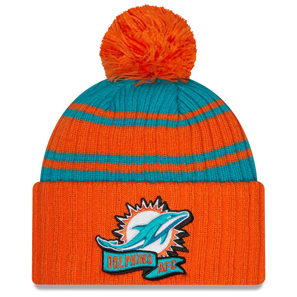 MIAMI DOLPHINS New Era Sideline Cuffed Knit Hat