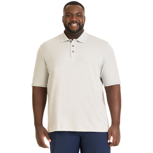 VAN HEUSEN Men's Essential Birdseye Jacquard Polo