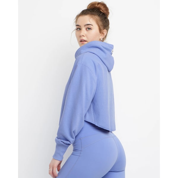 CHAMPION Reverse Weave Womens Hoodie - LIGHT BLUE