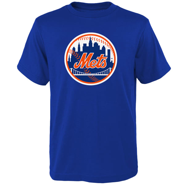 NEW YORK METS Boys' Outerstuff Primary Logo Short-Sleeve Tee