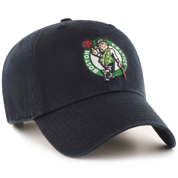 BOSTON CELTICS Men's '47 Lucky Black Clean Up Cap