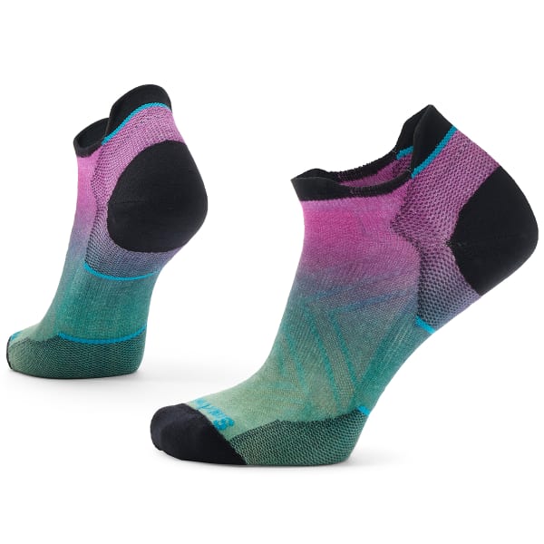 SMARTWOOL Women's Run Zero Cushion Ombre Print Low Ankle Socks