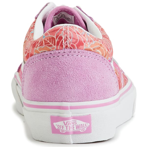 VANS Little Girls' Rose Camo Old Skool Shoes