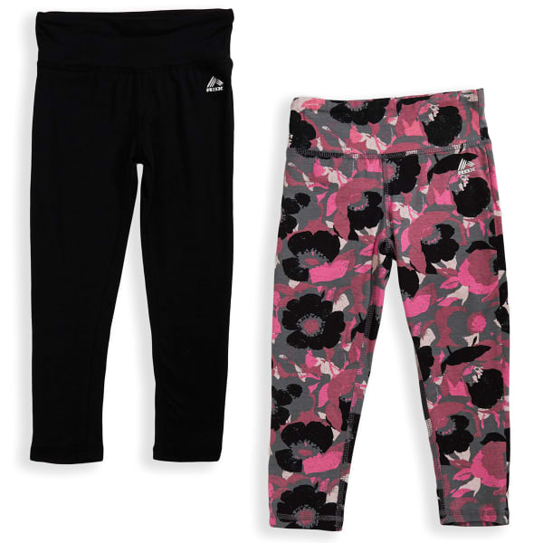 RBX Girls' Leggings, 2 Pack