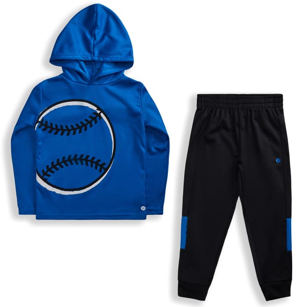 RBX Boys' Thermal Hooded Tee & Tricot Joggers, 2-Piece Set