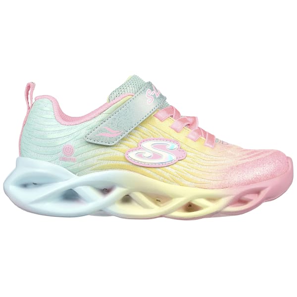 SKECHERS Girls' S-Lights: Twisty Brights - Swirled Shoes